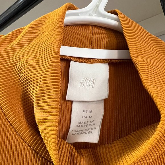 Ribbed High-neck Top - H&M - Picture 3 of 3